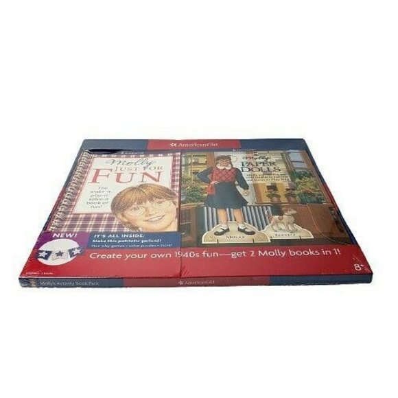 American Girl Molly's Activity Book Pack 2-in-1 Book Set Girls NEW - Picture 4 of 9